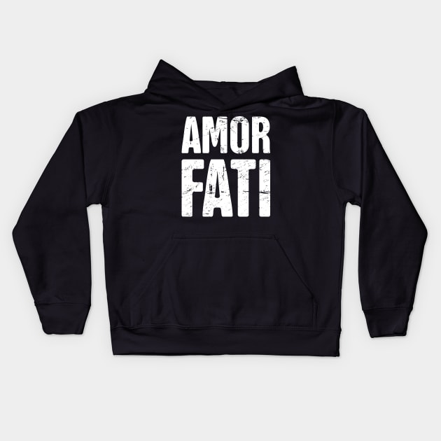 Amor Fati | Stoicism Kids Hoodie by MeatMan